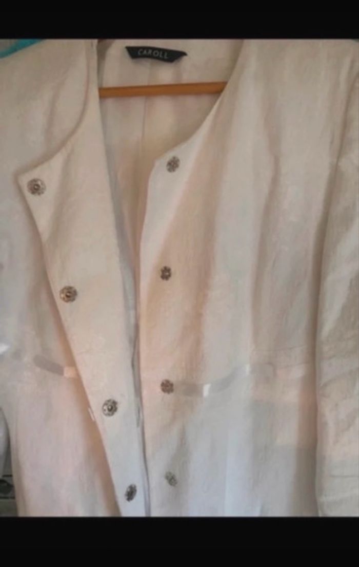Veste blanche - photo numéro 4