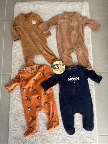 Lot pyjama hiver Kiabi