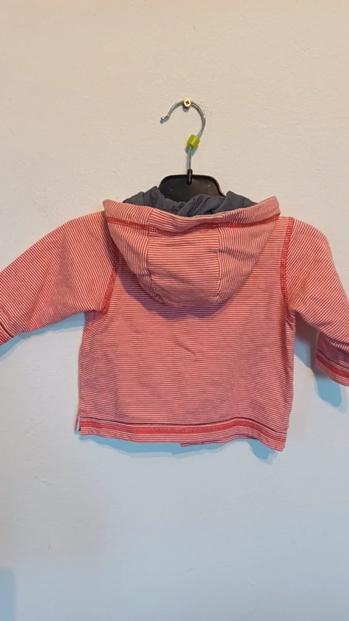 Gilet à capuche Sergent Major 9 mois – coton – très bon état - photo numéro 5