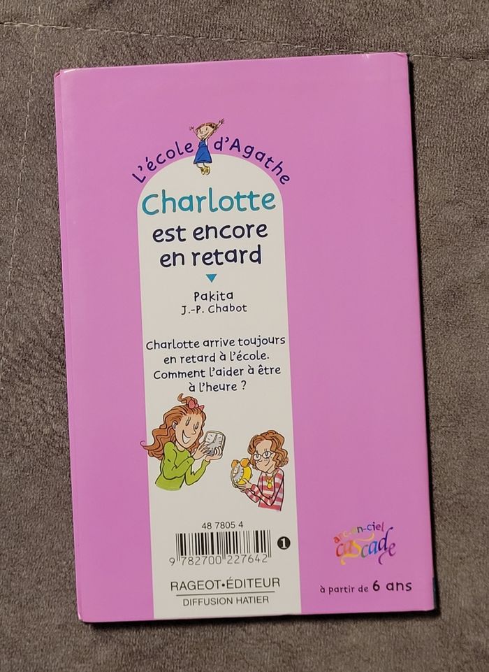 L'école d'Agathe, Tome 19 - Charlotte est encore en retard Pakita, Jean-Philippe Chabot - photo numéro 2