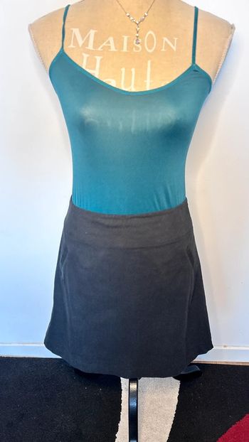 🌸 jupe trapèze noire taille 36 S #camaieu