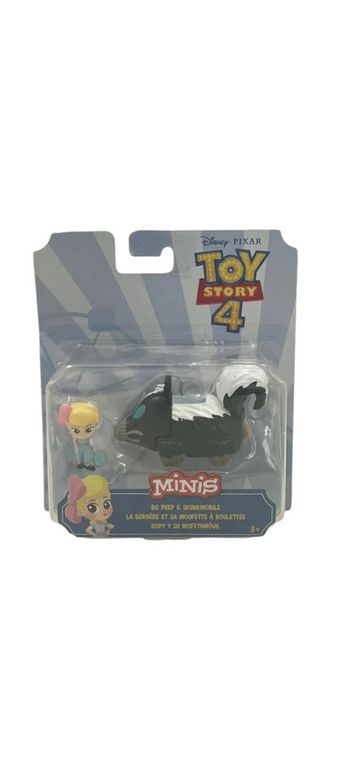 Véhicule miniature + figurine Disney Toy Story la bergère et sa moufette à roulette Mattel neuf