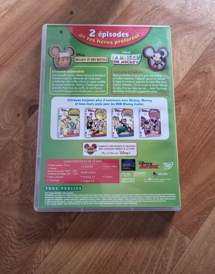 DVD Disney Junior la maison de Mickey mannequin et ses outils - photo numéro 2