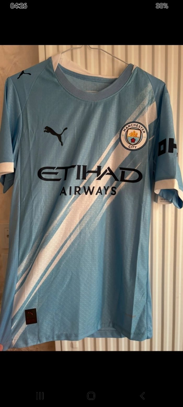 Maillot de foot jersey Manchester city home 25 26 neuf avec étiquette 🏷