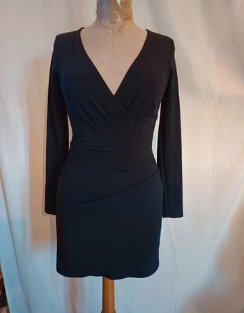 Robe noire chic zara femme taille 34