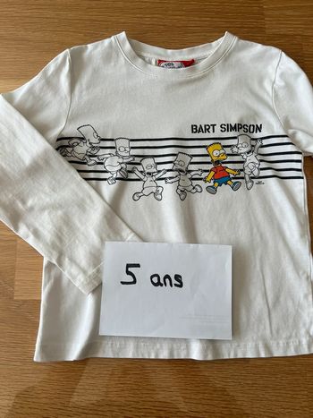 T shirt manche longues 5 ans