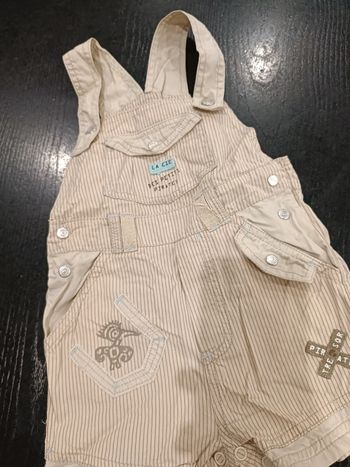 Salopette short 6 mois la compagnie des petits