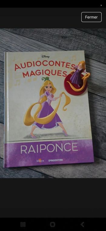 Livre et figurine 18  des audiocontes Magiques altaya audio conte audio compte disney