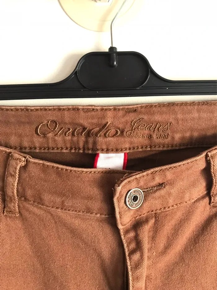 Jean marron chocolat Onado taille 40 - photo numéro 3