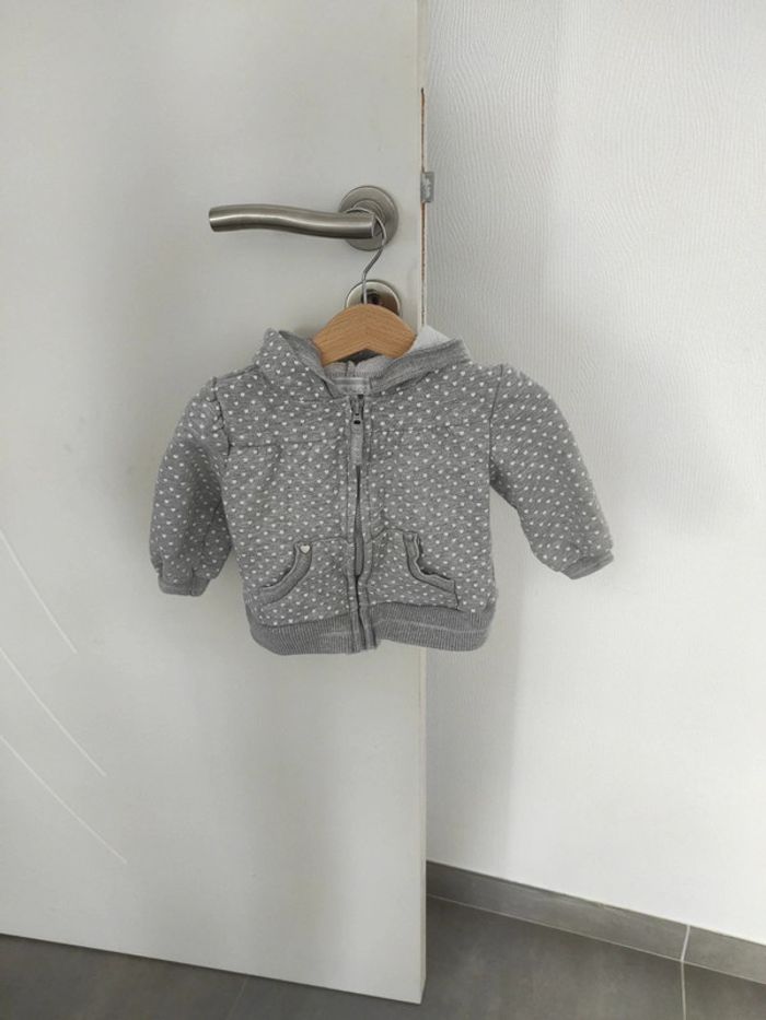 Gilet zippé 12 mois