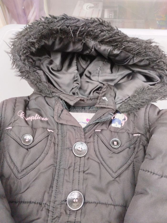 Blouson 4 ans fille Complices noir - photo numéro 2