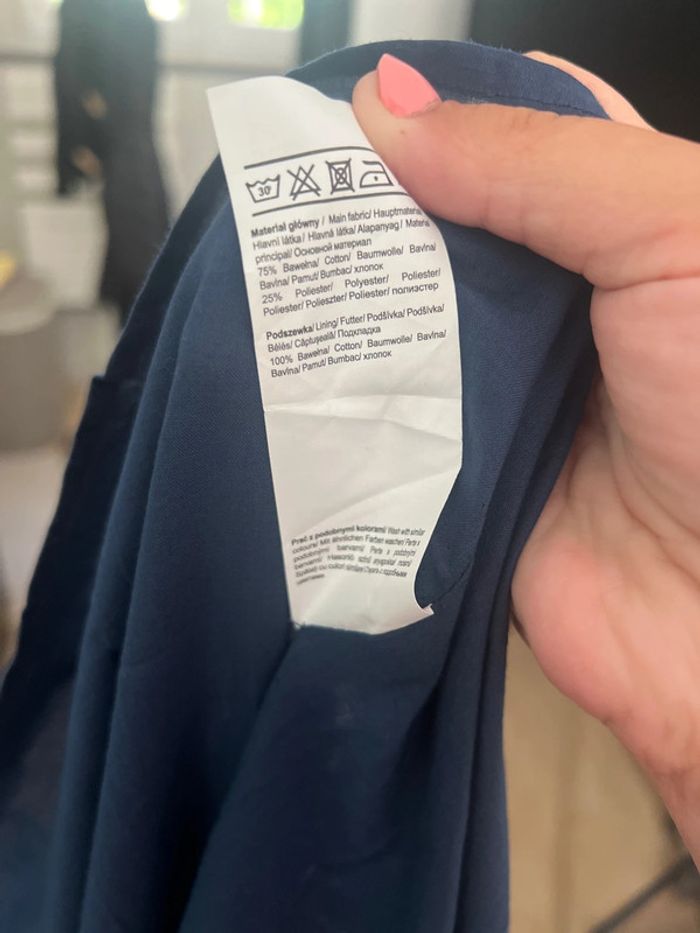 Robe bleu marine neuve 12 ans Lincoln & sharks avec etiquette 152cm - photo numéro 5