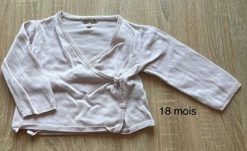 Gilet rose pale