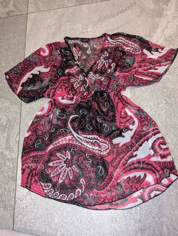 Blouse à manches courtes fille 14/16 ans