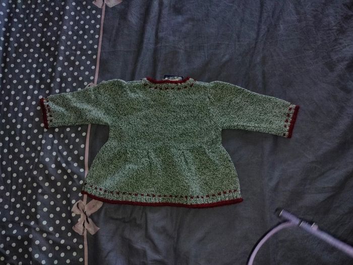 Gilet jupette bébé fille 9 mois Sergent Major, neuf - photo numéro 6