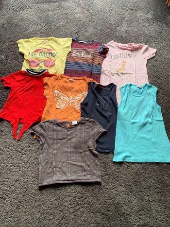 Lot de t-shirts fille