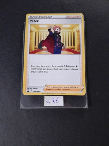 Carte Pokémon Peter 159/195