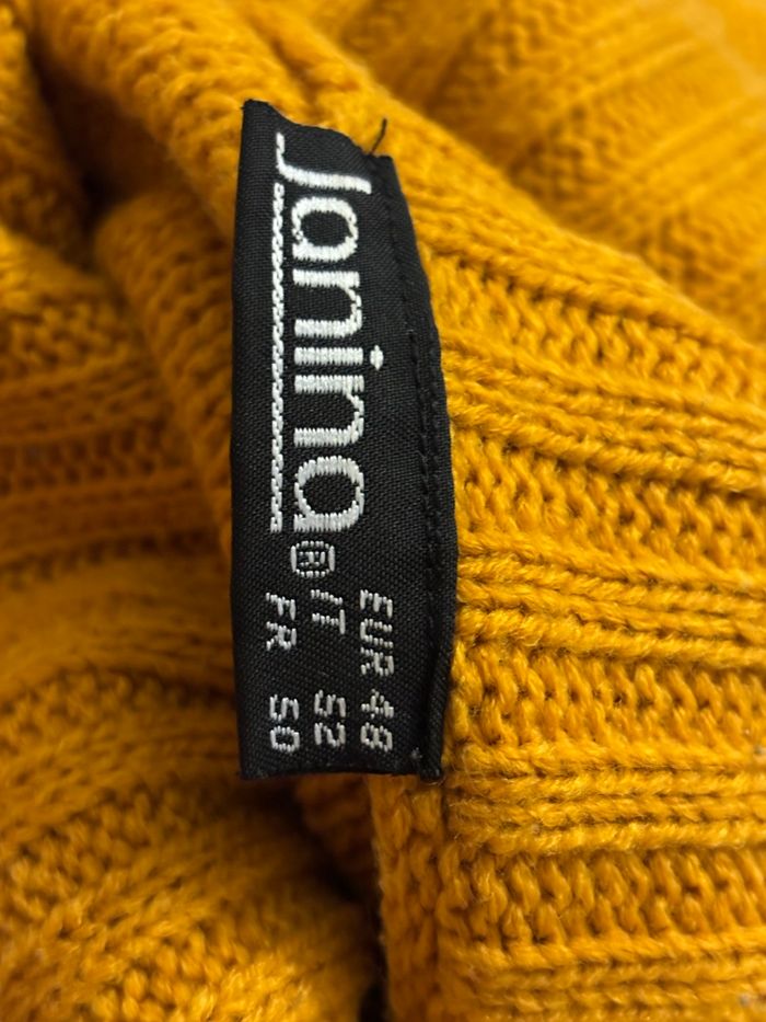 Col roulé jaune moutarde - photo numéro 2