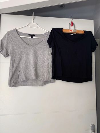 Lot de 2 crop tops