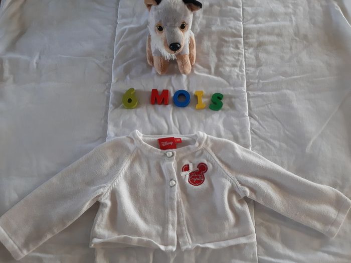 Ensemble Boléro blanc et robe rouge Disney - Minnie - photo numéro 4