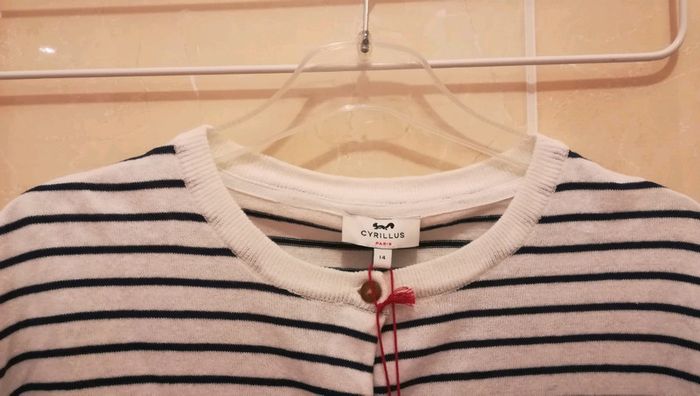 Gilet Cyrillus NEUF Étiqueté T14 ans - V92B - photo numéro 2