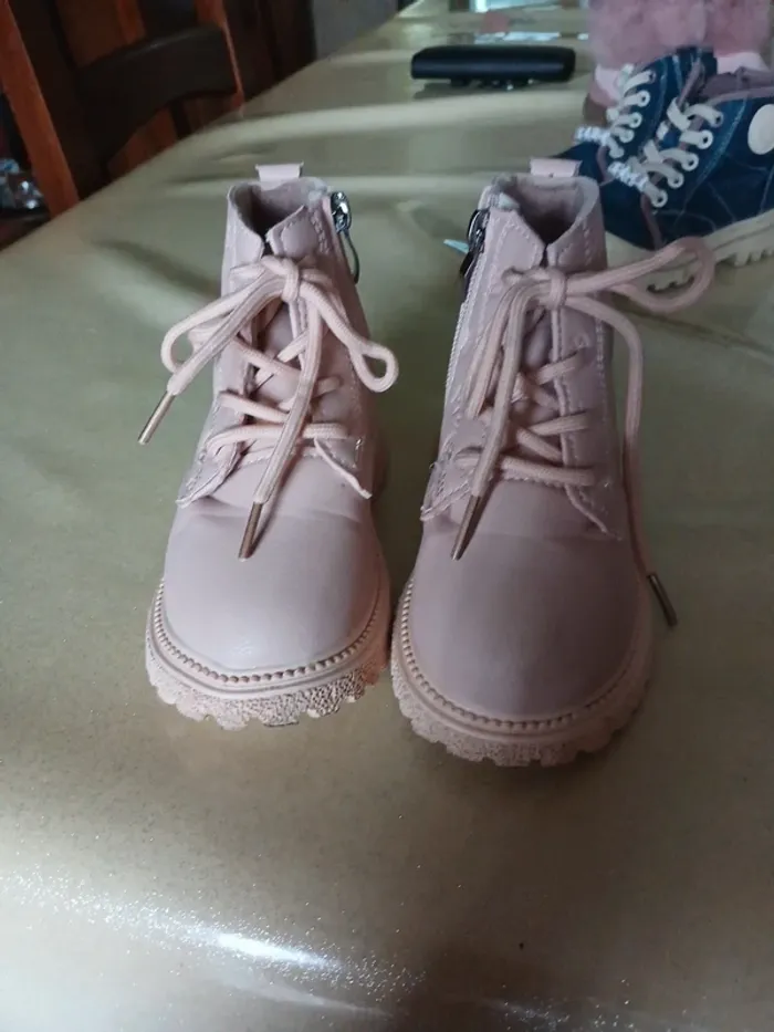 Chaussures montantes rose fille - photo numéro 3