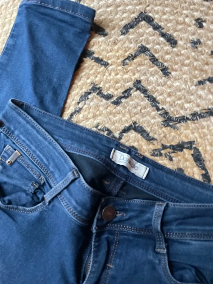 Jean skinny bleu foncé - photo numéro 2