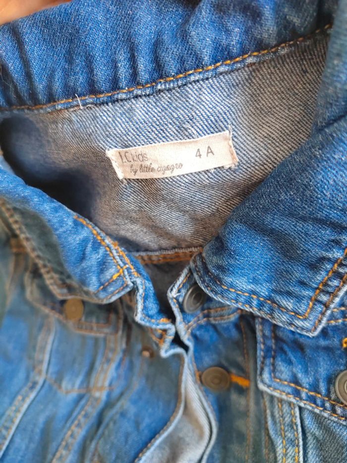 Veste en jeans 4 ans lc kids - photo numéro 5