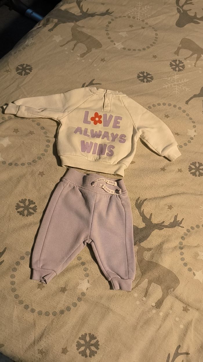 Ensemble fille taille 3 mois - photo numéro 2