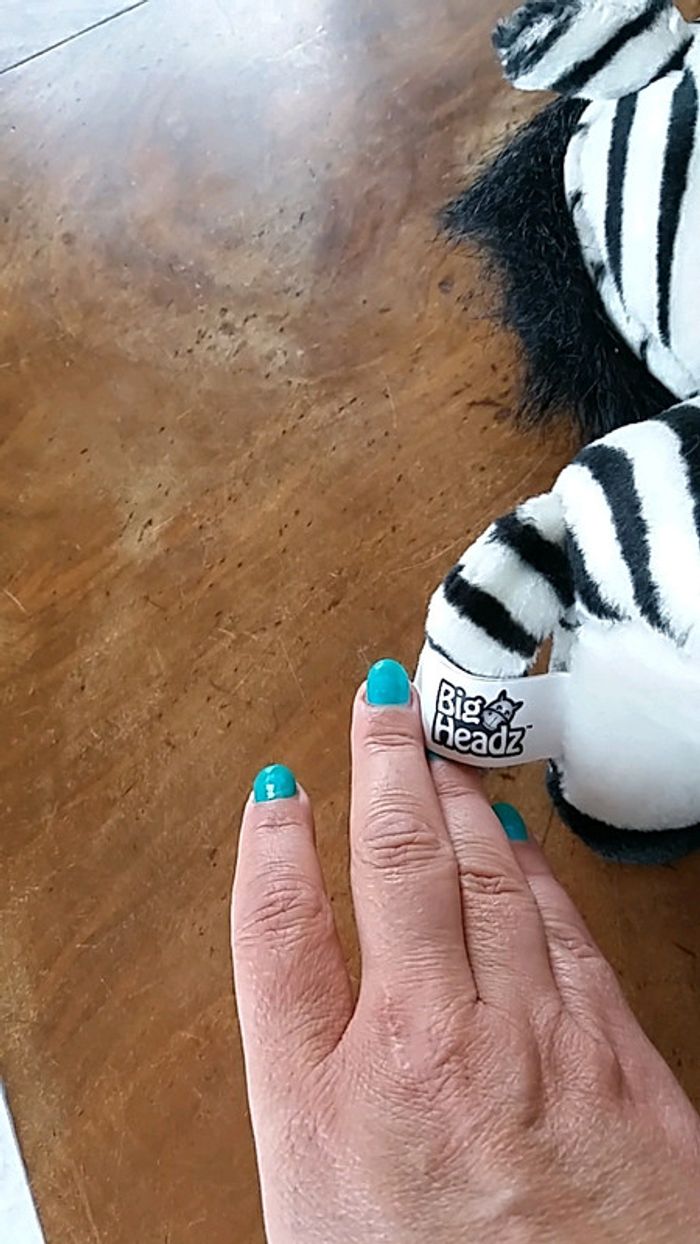 Peluche zebre Madagascar - photo numéro 3