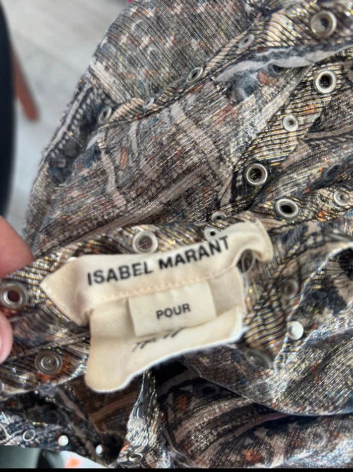 Top Isabel marant For H&M Débardeur métallique Métallisé - photo numéro 10