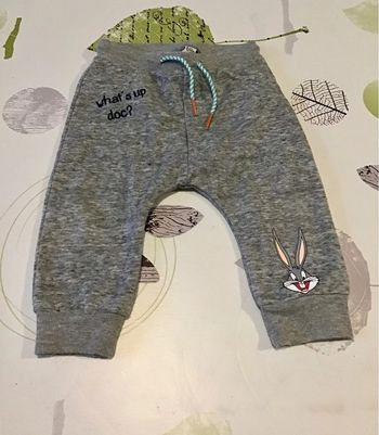 Pantalon 12 mois Looney tunes gris