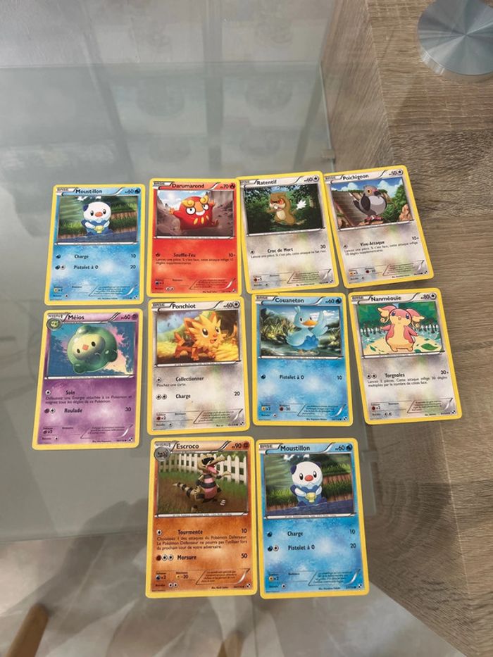 Lot de 10 cartes Pokémon