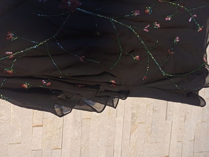 Blouse Noire avec Broderie Femme Taille 44 - photo numéro 5