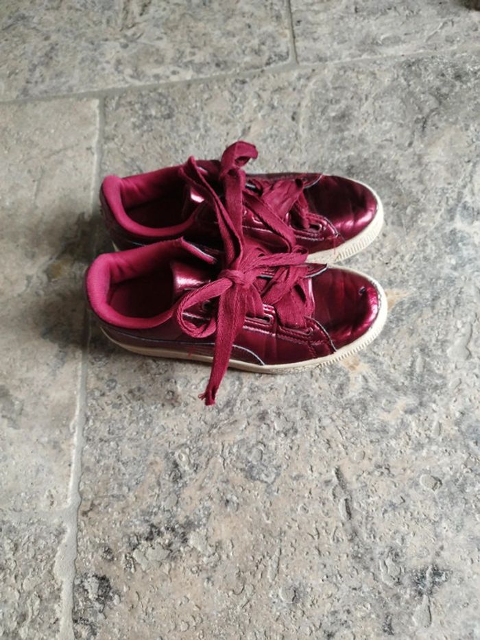 Basket puma vernies