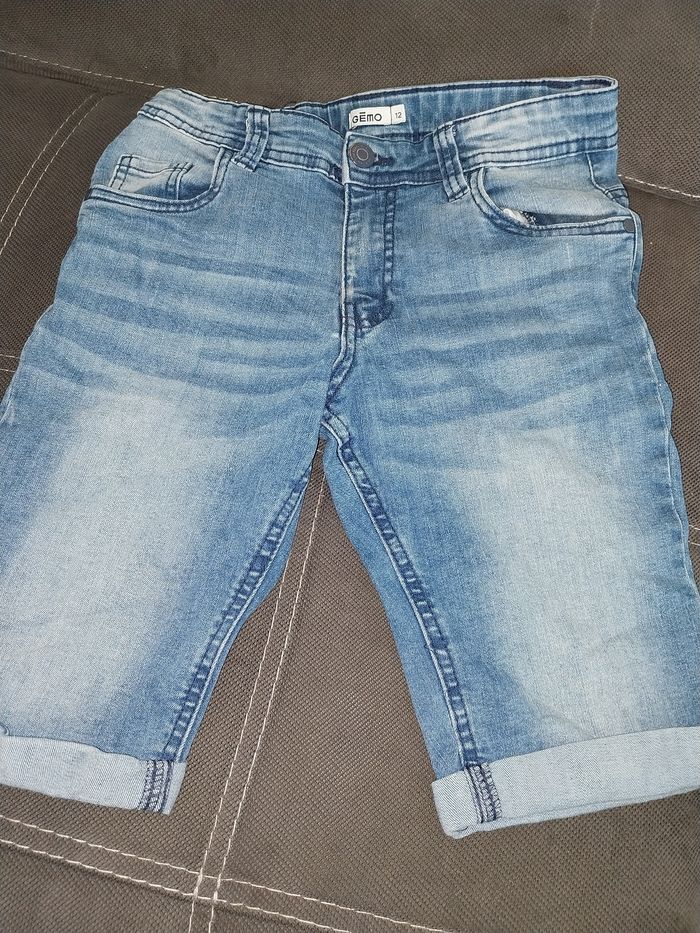 Short en jeans