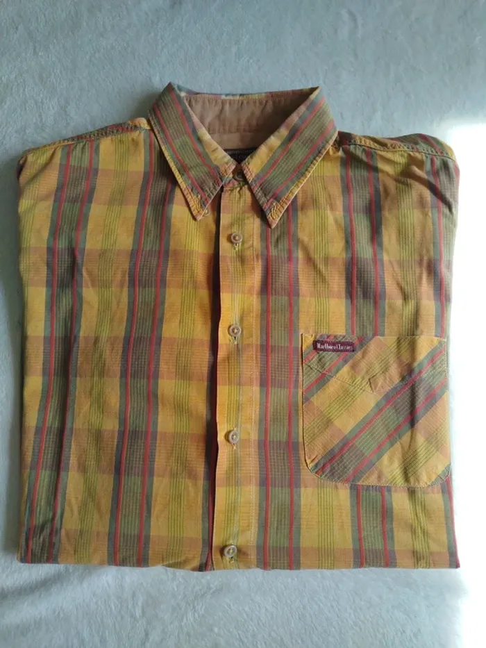 Chemise manches longues vintage homme Marlboro Classics taille XL - photo numéro 2