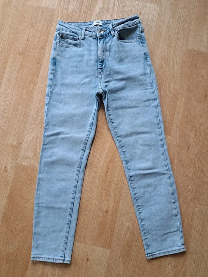 Jean taille haute straight ankle 28/32 Only - photo numéro 2