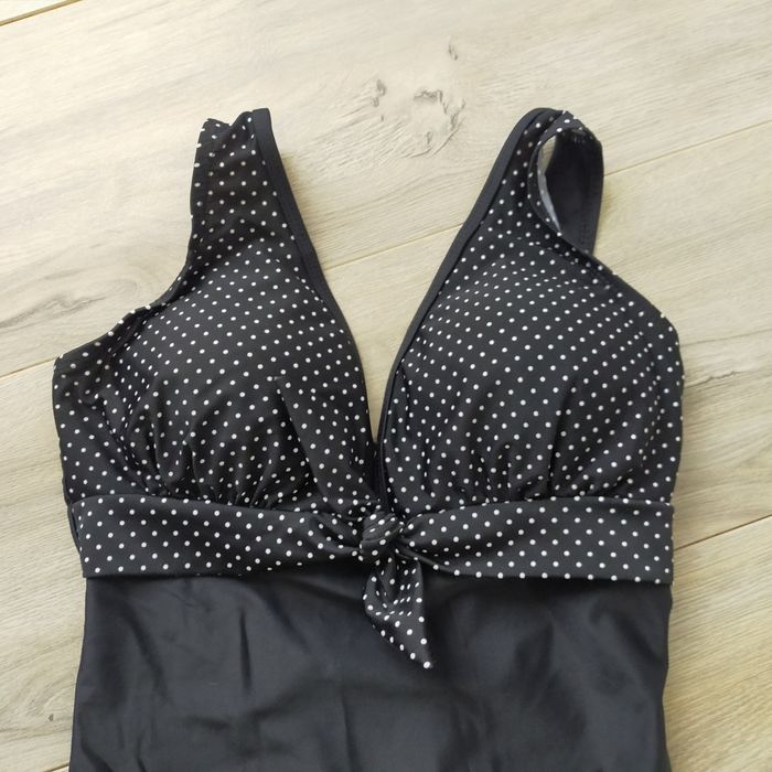 Maillot de bain femme une piece noir a pois blanc taille  38 berydale - photo numéro 2