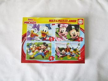 4 puzzles Mickey Educa TBE