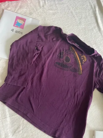 T-shirt Kiabi, quatre ans