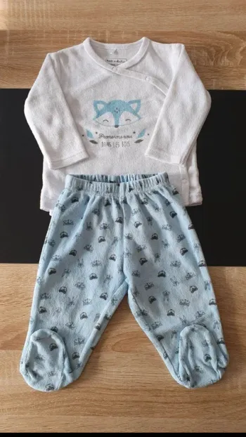 Pyjama hiver 2 pièces 6 mois