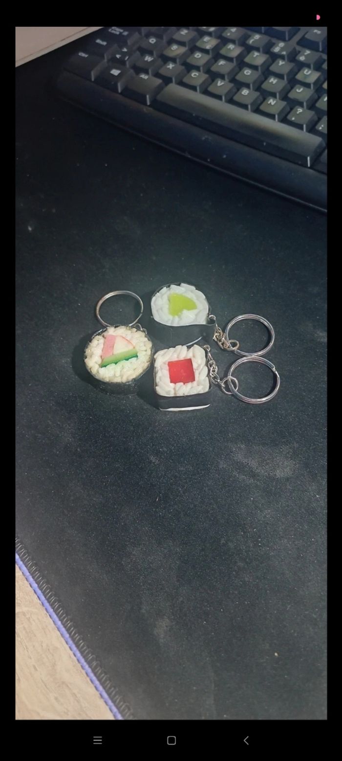 Porte clés sushi - photo numéro 3