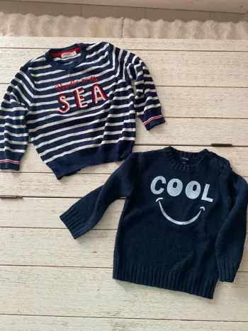 Lot pulls garçon 3 ans