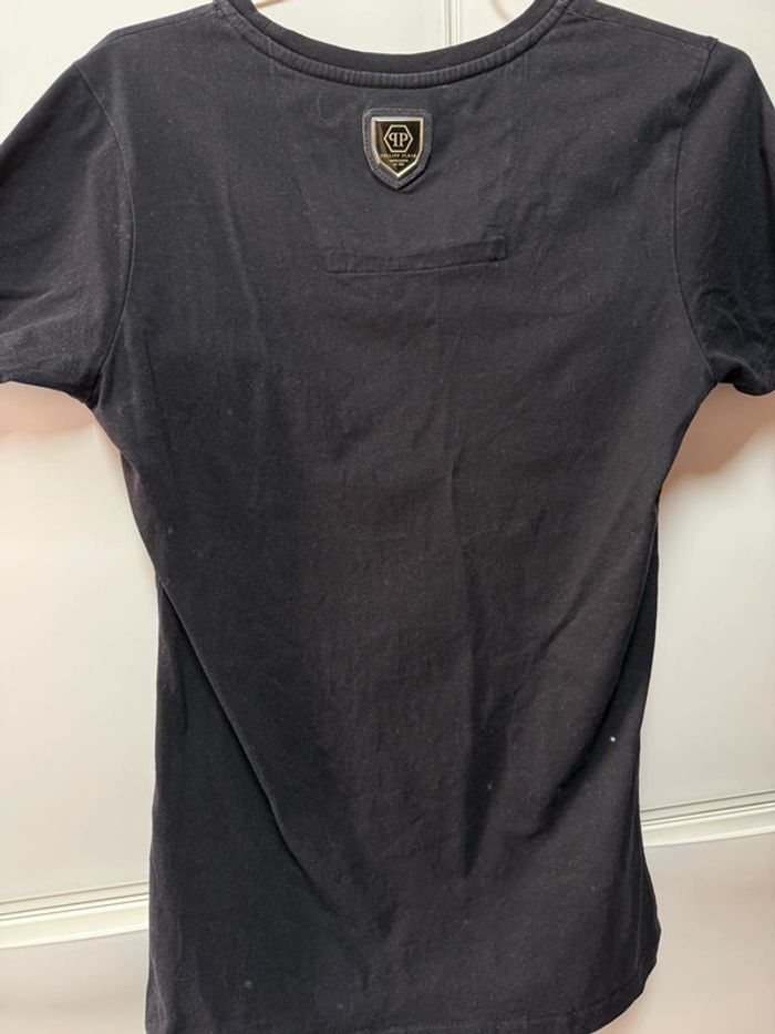 T-shirt Philipp Plein noir tête de mort à paillette taille m - photo numéro 10