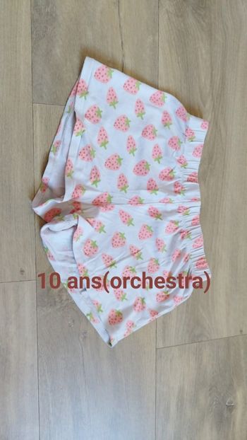 Short de pyjama fille 10 ans