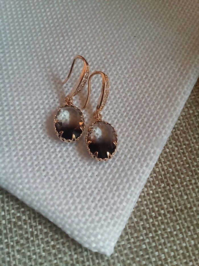 Boucles d'oreilles tye and dye