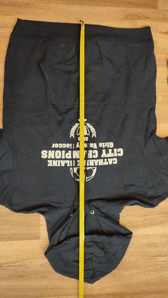 Vêtement Homme Sweatshirts Sweats pull à capuche bleu marine Champion Authentic taille M #Retrostree - photo numéro 7