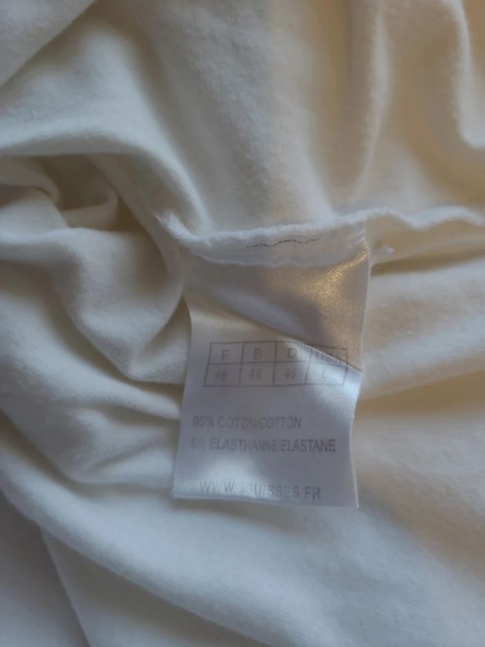 T shirt grand décolleté - photo numéro 6