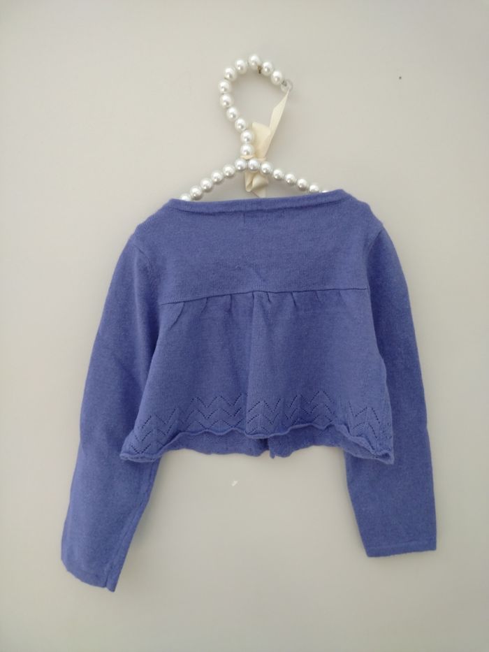 Gilet Indigo Sergent Major 18 mois fille - photo numéro 4